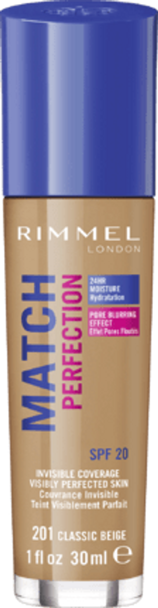 rimmel fdt match perfection 201