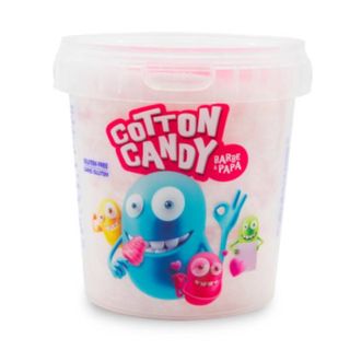 Barbe à papa saveur fraise en pot 50g - SOHO