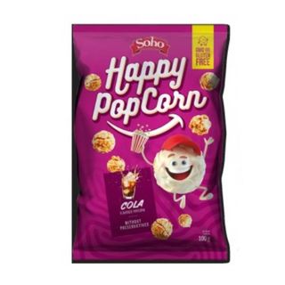 Happy popcorn cola en sachet plastique 100g - SOHO