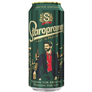 Staropramen pivo 0,5l limenka