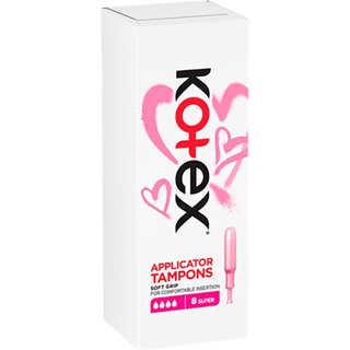 Тампони Kotex Супер гігієнічні з аплікатором 8 шт