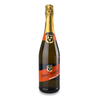 Вино ігристе Salute біле напівсолодке 750мл