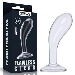 Dildo Anal Flawless Clear 6 Inch
