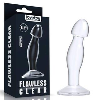 Dildo Anal Flawless Clear 6.5 Inch