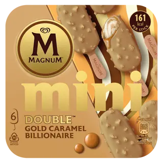 Magnum Mini Dublu Caramel Auriu 6x55ml