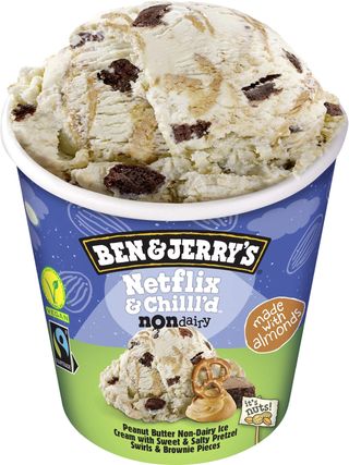 Ben & Jerry's Fara Lactate Unt arahide, Covrigi & Negresa 465ml