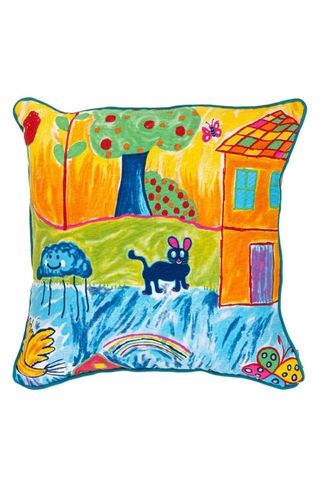 Perna decorativa Krayon Azul