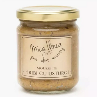 Mousse de hribi cu usturoi 220g – Mica Ilinca