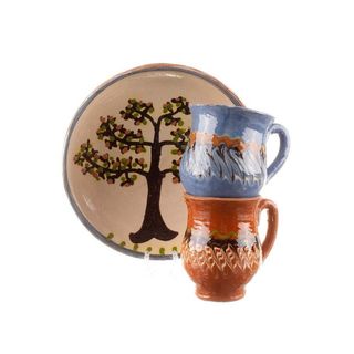 Set suvenir ceramica Horezu  Unesco 1 buc