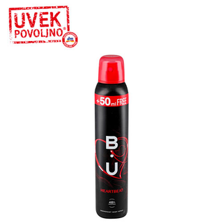 Dezodorans BU heartbeat 150+50ml