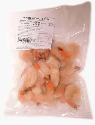 Скариди 16/20 варени без глава изч. - 0.500кг/бруто/-1брой