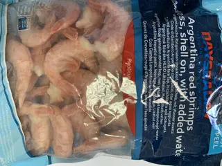 Скариди Аржентински 16/20 Easy peel изч. с опашка сурови  - 1кг/бруто/ без глава-1брой