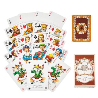 Карти за игра Piatnik - Bridge-Poker-Whist, кафеви, PIA143212-1