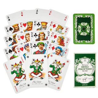 Карти за игра Piatnik - Bridge-Poker-Whist, зелени, PIA143212-2