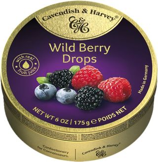 Bonbons aux baies des bois Wild Berry Drops 175g - CAVENDISH HARVEY