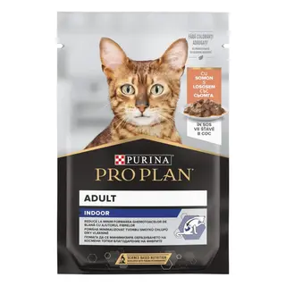 Purina ProPlan Indoor cu Somon- Plic