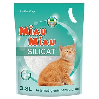 NISIP SILICAT PENTRU PISICI MIAU MIAU 3.8 L