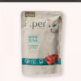 PIPER CAT STERILISED CU TON, 100G