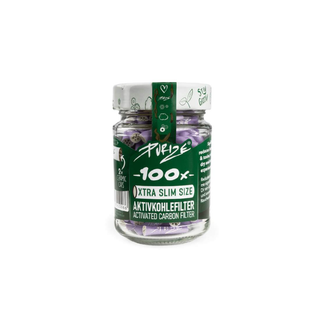 Filtre 'PURIZE' cu carbune activ 'EXTRA SLIM' Liliac - x100