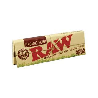 RAW Organic Hemp Rolling Papers, 50 Sheets