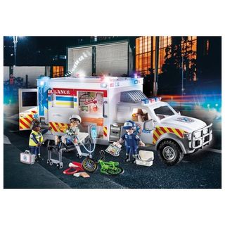 Playmobil City Action Vehículo US Ambulancia-70936
