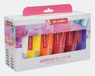 Création d'art couleurs acryliques, 12x75ml