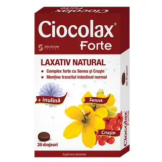 Ciocolax Forte x 20 cpr.Solacium Pharma
