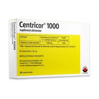 Centricor 1000mg x 20cpr Vitamina C