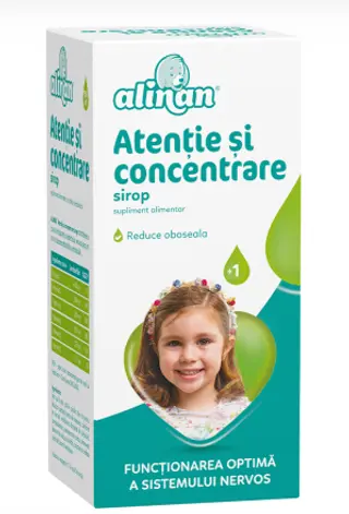 Alinan Atentie Si Concentrare Sirop 150ml