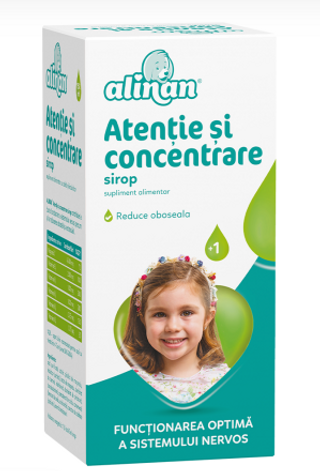 Alinan Atentie Si Concentrare Sirop 150ml