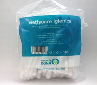 Farmacia DONA Betisoare igienice 100 bucati-punga