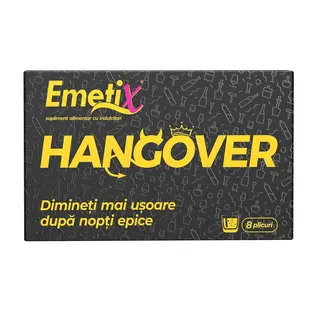 Emetix Hangover, 8 plicuri, Fiterman