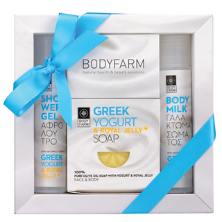 Mini Set cu iaurt grecesc și lăptișor de matcă Body Farm
