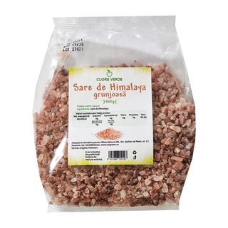 Sare de Himalaya Grunjoasă 500g Cuore Verde