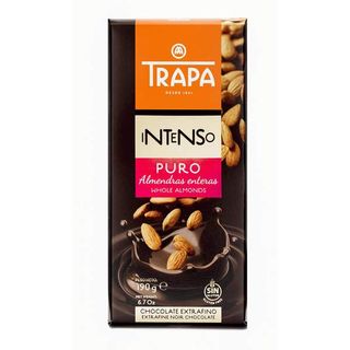 Ciocolata intenso cu migdale fără gluten 190g Trapa