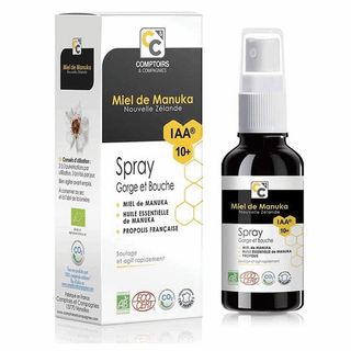 Spray bio pentru gât și gură cu miere de manuka IAA 10+ 25ml C&C
