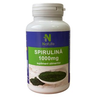 Spirulină 1000mg 45cps NatLife