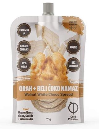 Glovo Orah bela čokolada namaz 70g