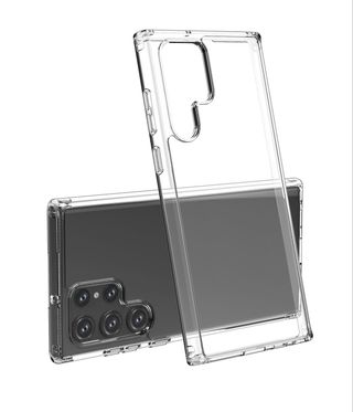 Capac Protectie Spate Cellara Colectia Crystal Pentru Samsung Galaxy S22 Ultra - Transparent,Cl67896