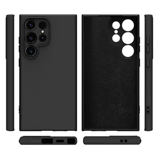 CAPAC PROTECTIE SPATE CELLARA TPU SOFT PENTRU SAMSUNG GALAXY S24 ULTRA 5G - NEGRU,CL76331