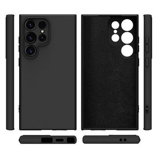 CAPAC PROTECTIE SPATE CELLARA TPU SOFT PENTRU SAMSUNG GALAXY S24 ULTRA 5G - NEGRU,CL76331