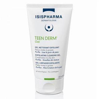 Isispharma Gel nettoyant exfoliant pour les adolescents, 150ml