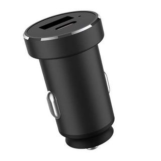 Incarcator auto cellara usb a 2.4a + usb c pd 18w total 30w aluminiu  negru