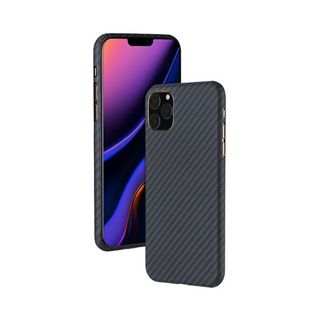 Capac protectie spate cellara din fibra de aramid pentru iphone 11 pro max - negru