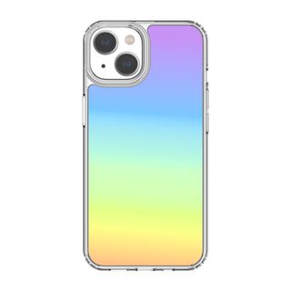 Capac Protectie Spate Cellara Colectia Rainbow Pentru Iphone 14 - Transparent