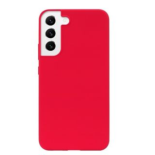 Capac Protectie Spate Cellara Din Silicon Colectia Soft Pentru Samsung Galaxy S22 Plus - Rosu