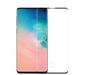 Folie protectie ecran sticla 3d full cover ultra sonic cellara pentru samsung galaxy s10 - negru
