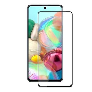Folie protectie ecran sticla 2.5 full glue mobiama pentru samsung galaxy a71 - negru