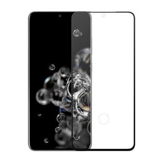 FOLIE PROTECTIE ECRAN STICLA 3D FULL COVER ULTRA SONIC CELLARA PENTRU SAMSUNG GALAXY S20 ULTRA - NEGRU,WS54537