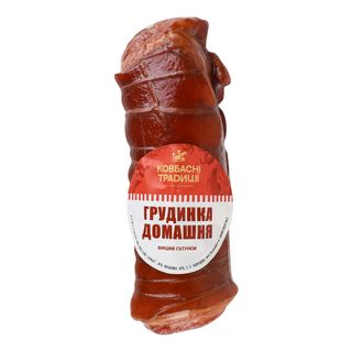 Грудинка Ковбасні Традиції Домашня в/к в/г фас ваг за 100 гр